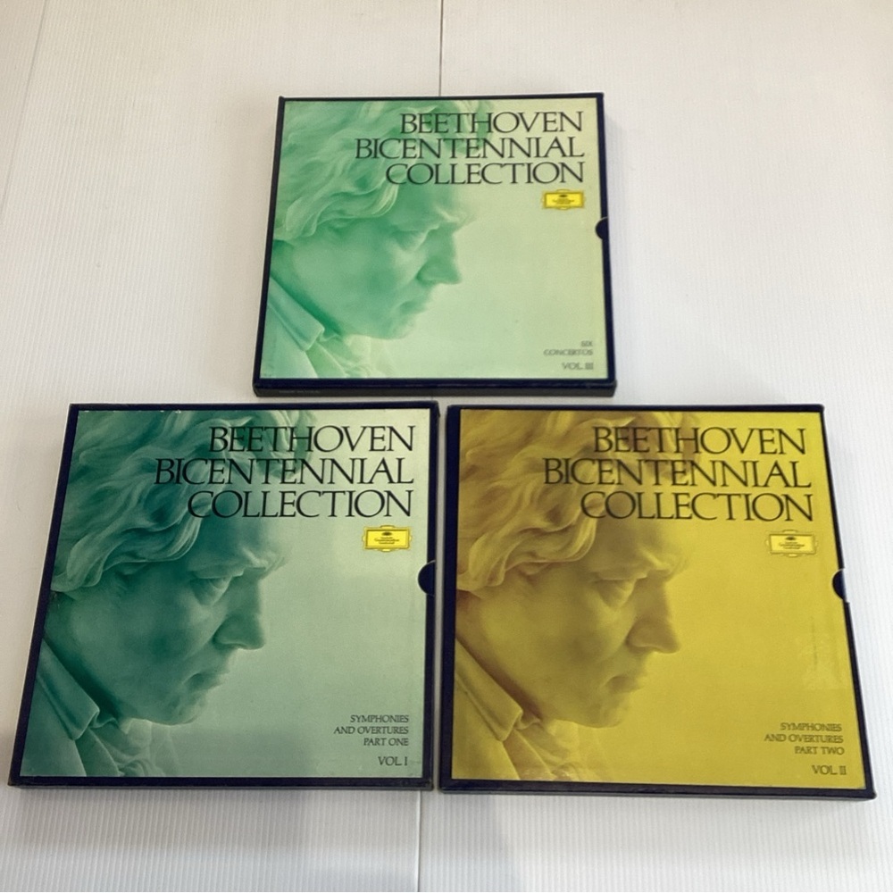 3 x Beethoven Bicentennial Collection Vol 1 2 3 Symphonies Concertos Box VINYL